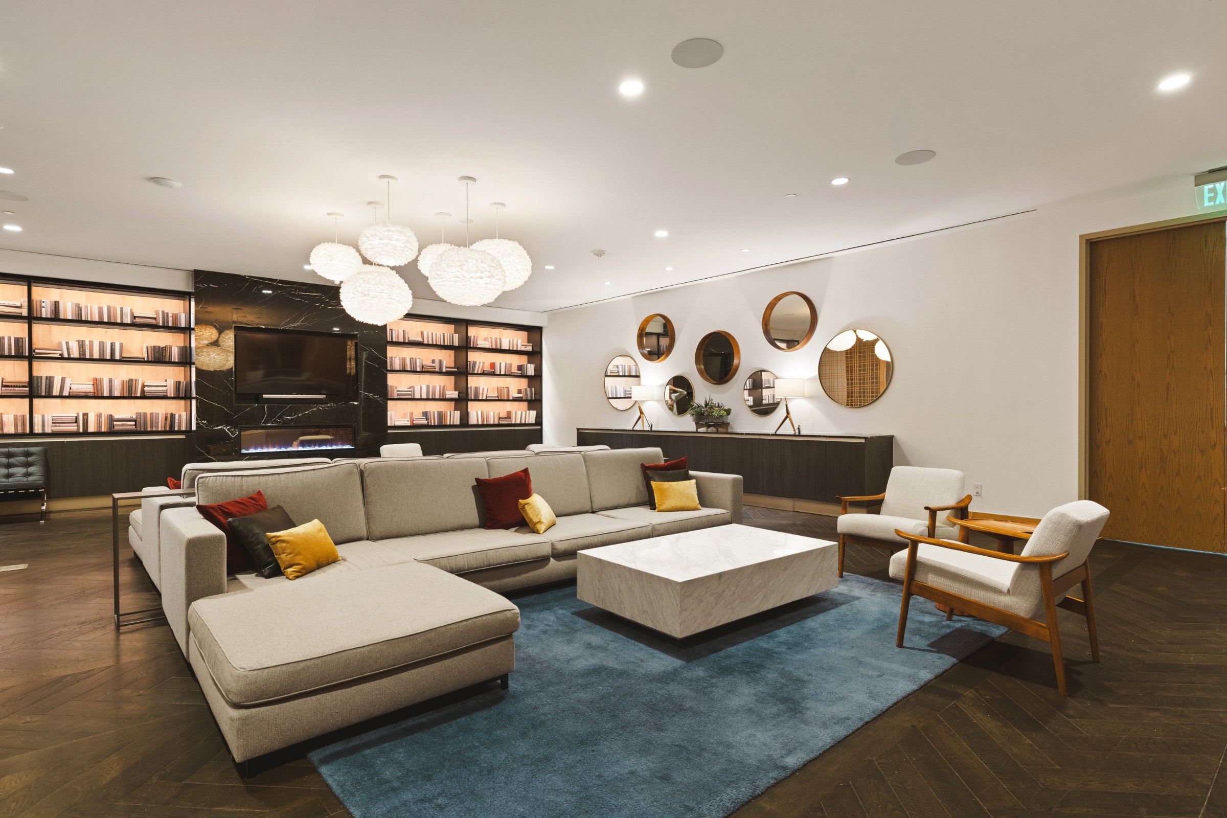 Bleu Ciel Lounge — commercial real estate photography by Modan Media