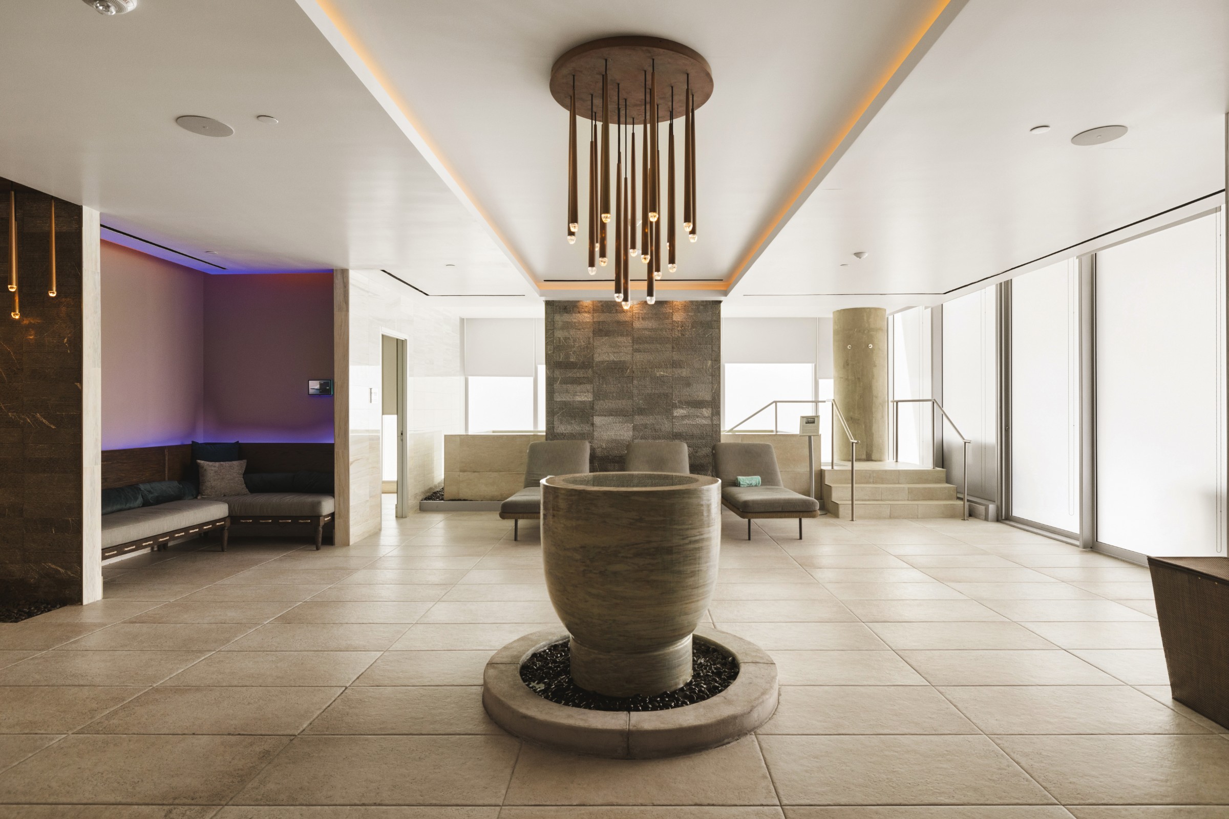 Bleu Spa Center — commercial real estate photography